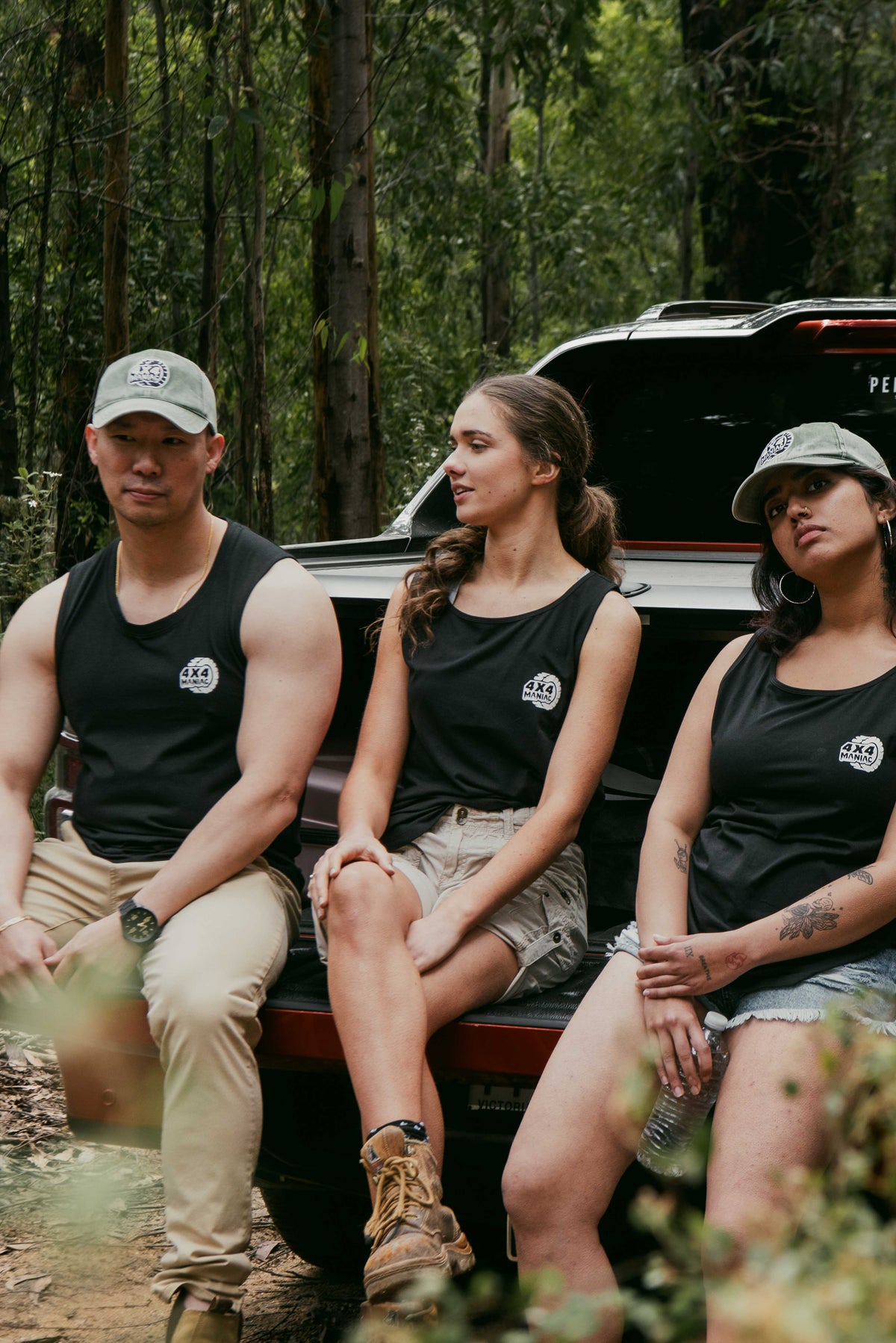 Black Mens' Tanktop