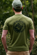 Mens' 4X4 lovers Army Green Tee