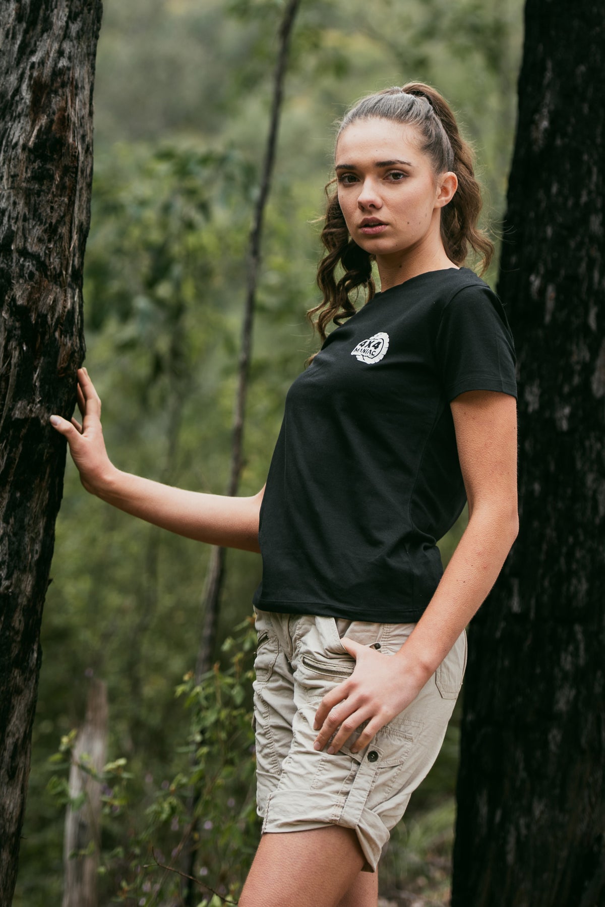 Womens' Black Tee