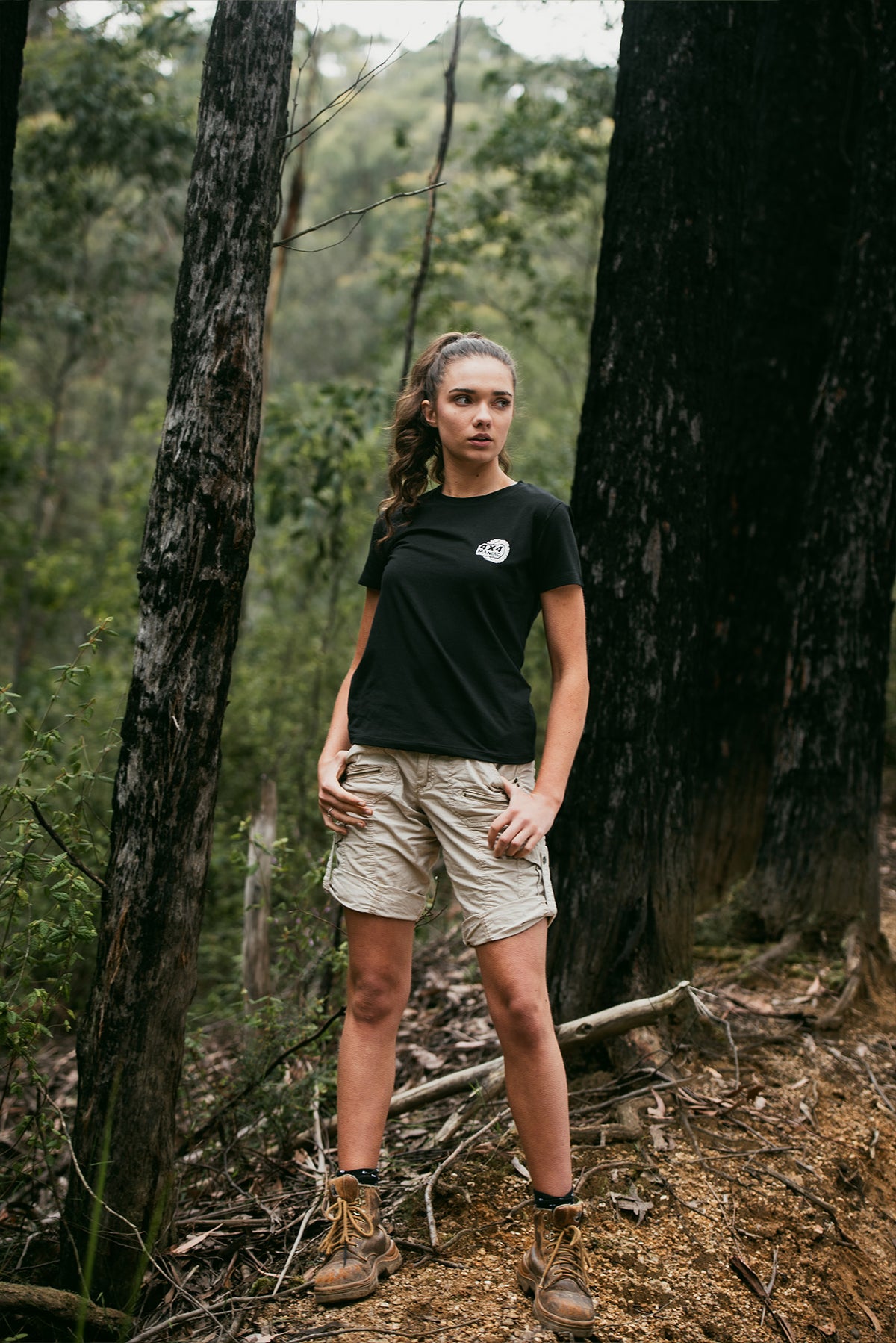 Womens' Black Tee
